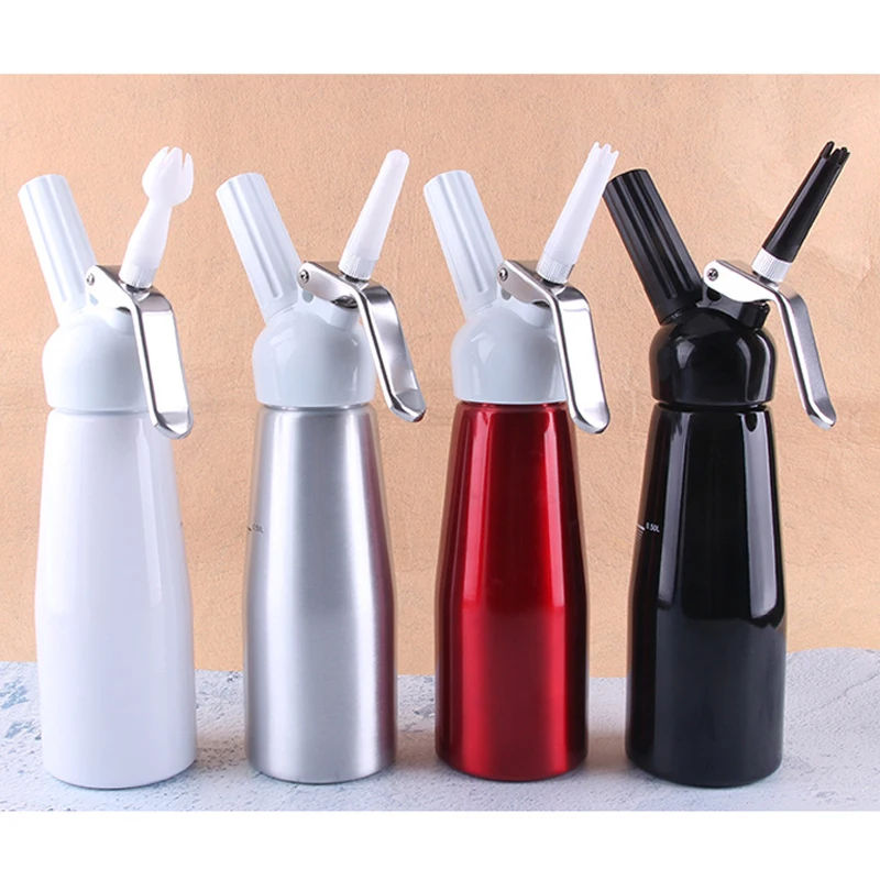 500ml smart Aluminum Cream Foamer Gun 1000ml Cream Whipper Butter Dispenser Coffee Dessert Cake DIY Essential Bake Tools whip
500ml smart Aluminum Cream Foamer Gun 1000ml Cream Whipper Butter Dispenser Coffee Dessert Cake DIY Essential Bake Tools whip