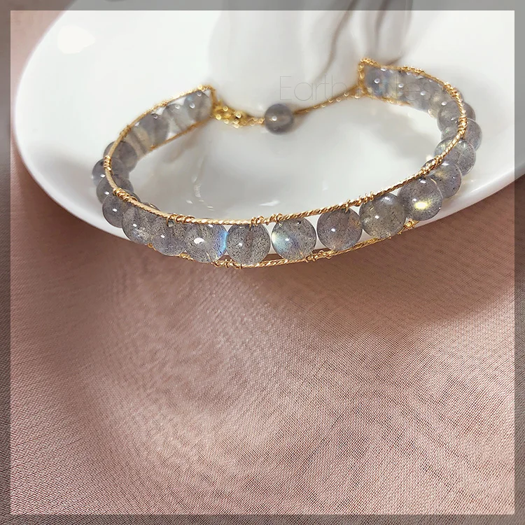 Labradorite round 5.5mm s925 and 14k gold chain bracelet FPPJ wholesale beads nature amazing gemstone
Labradorite round 5.5mm s925 and 14k gold chain bracelet FPPJ wholesale beads nature amazing gemstone