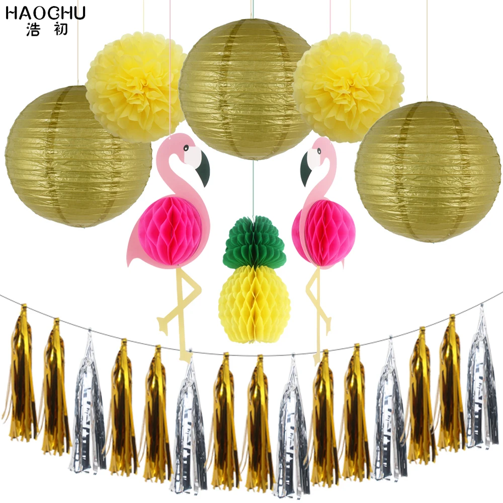 23pcs/set Large Size Honeycomb Ball Pineapple Flamingo Tissue Paper Lantern Birthday Wedding Party Supplies Hanging Decorations
23pcs/set Large Size Honeycomb Ball Pineapple Flamingo Tissue Paper Lantern Birthday Wedding Party Supplies Hanging Decorations