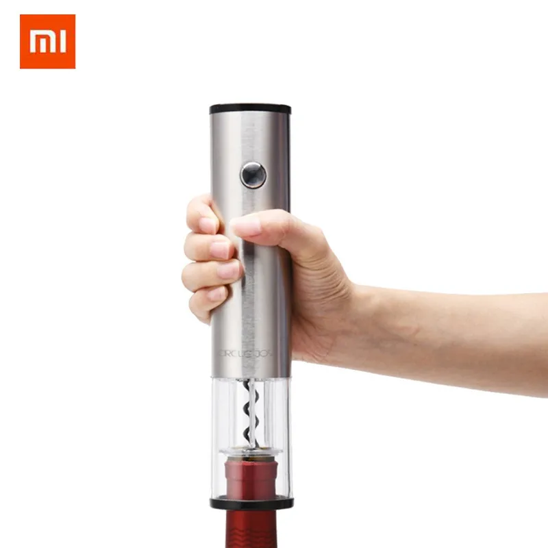 Автоматическая бутылка Красного вина Xiaomi Mijia CIRCLE JOY, Электрический штопор из нержавеющей стали, резак для фольги, инструмент для пробки
Автоматическая бутылка Красного вина Xiaomi Mijia CIRCLE JOY, Электрический штопор из нержавеющей стали, резак для фольги, инструмент для пробки