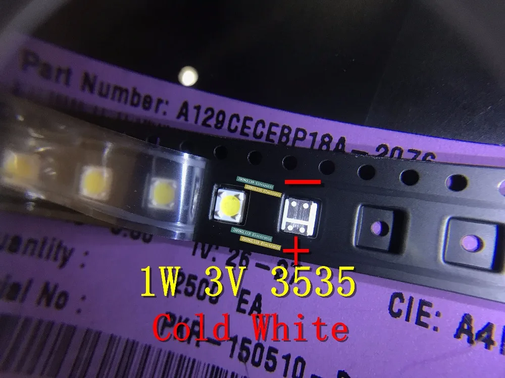 Светодиодная подсветка высокой мощности, светодиодная подсветка 1 Вт, 3 в, 3535, 3537, ЖК-подсветка холодного белого цвета для телевизора A129CECEBP19C
Светодиодная подсветка высокой мощности, светодиодная подсветка 1 Вт, 3 в, 3535, 3537, ЖК-подсветка холодного белого цвета для телевизора A129CECEBP19C