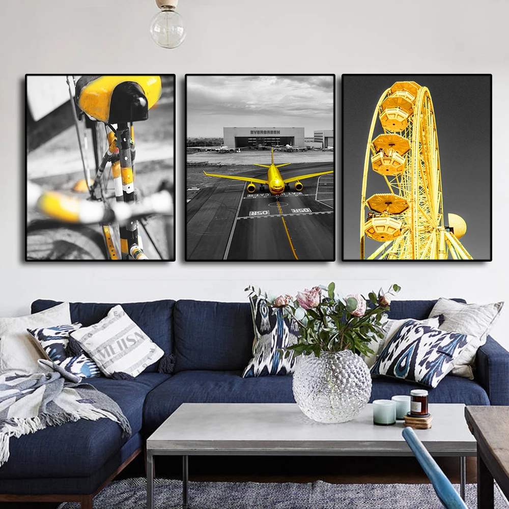Yellow and Gray Wall Pictures Art Poster Print Canvas Painting Calligraphy Decorative Picture for Living Room Home Decor
Yellow and Gray Wall Pictures Art Poster Print Canvas Painting Calligraphy Decorative Picture for Living Room Home Decor