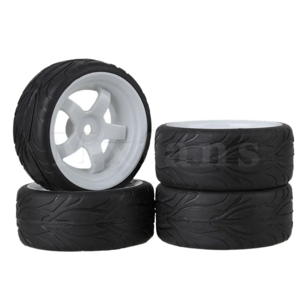 Mxfans 4x RC1:10 On-Road Car White Plastic 5-Spoke Wheel Rims& Fish Scale Rubber Tyre
Mxfans 4x RC1:10 On-Road Car White Plastic 5-Spoke Wheel Rims& Fish Scale Rubber Tyre