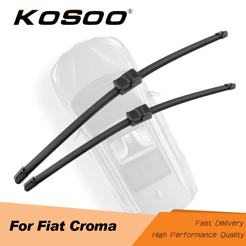 KOSOO For Fiat Croma 24"+17" 2005 2006 2007 2008 2009 2010 2011 2012 2013 Car Wiper Blade Rubber Exact Fitting Side Pin Arms
KOSOO For Fiat Croma 24"+17" 2005 2006 2007 2008 2009 2010 2011 2012 2013 Car Wiper Blade Rubber Exact Fitting Side Pin Arms