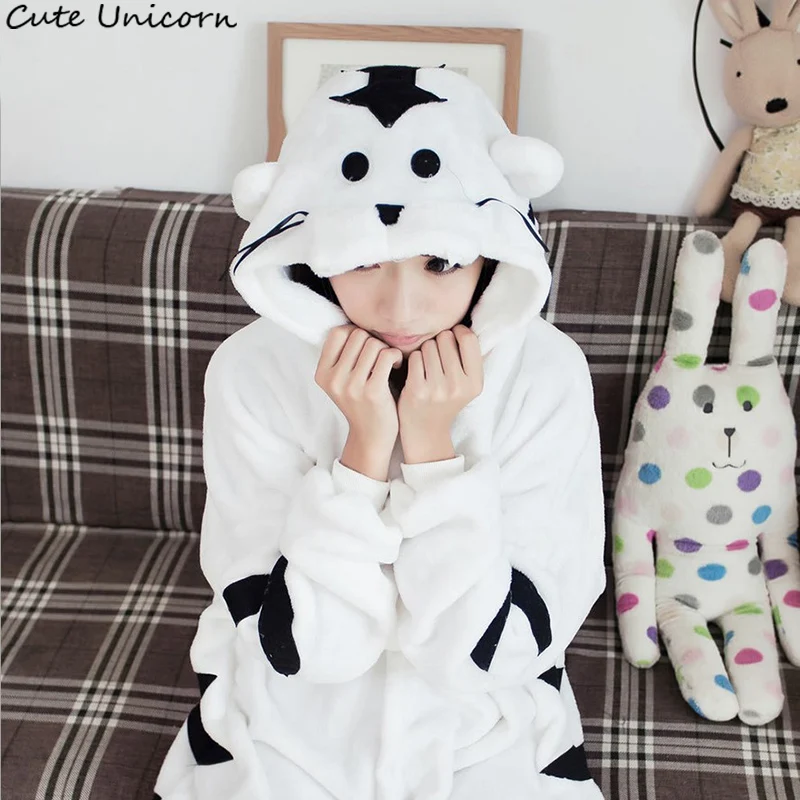 Cute Unicorn White Tiger animal Pajamas unisex flannel Onesies for adults Winter Bodysuit Pyjama cartoon pijamas Cosplay Costume
Cute Unicorn White Tiger animal Pajamas unisex flannel Onesies for adults Winter Bodysuit Pyjama cartoon pijamas Cosplay Costume
