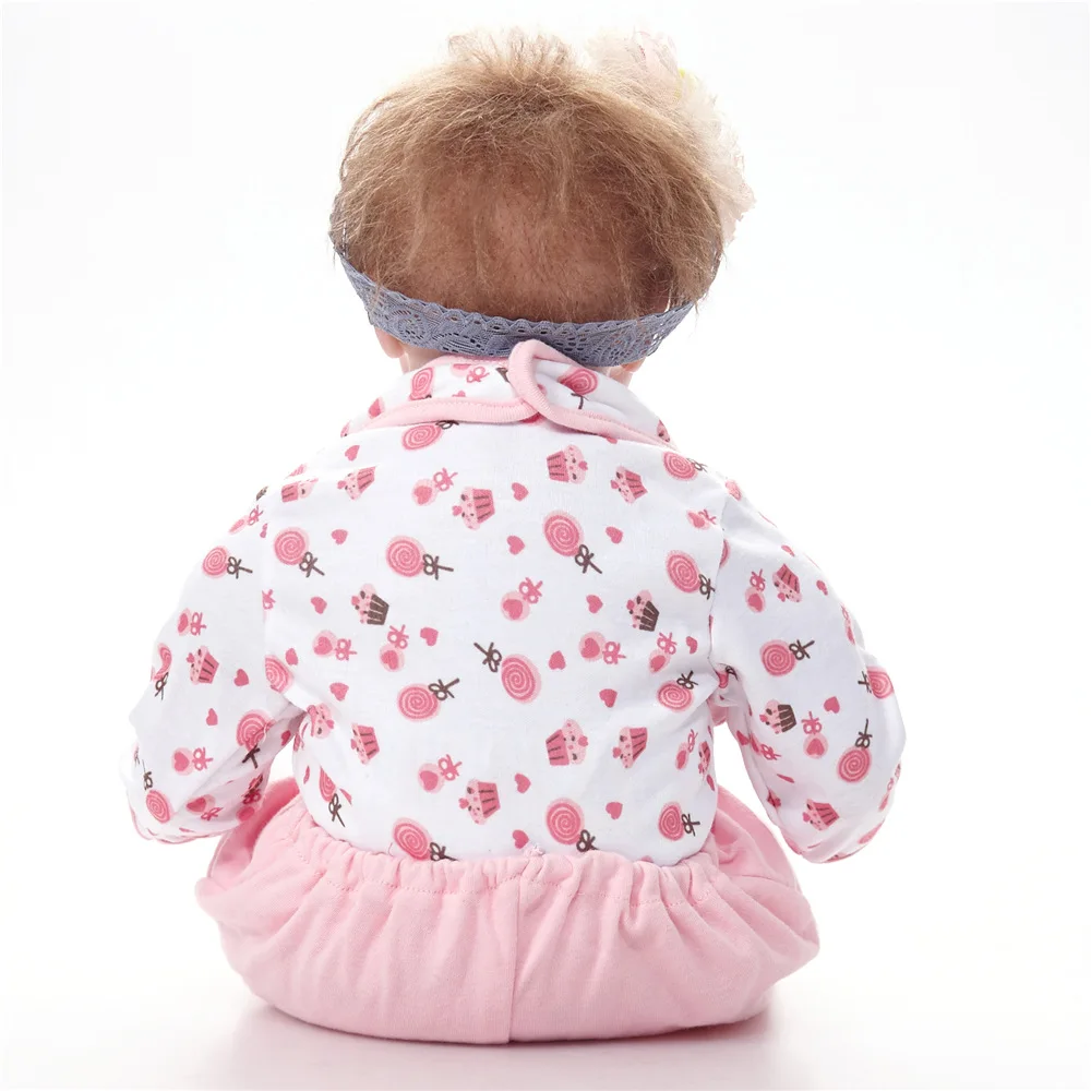 Factory New Arrival Hot Sale 22" 55CM Mohair Cotton Body Newborn Happy Laughing Baby Doll Kits For Kids
Factory New Arrival Hot Sale 22" 55CM Mohair Cotton Body Newborn Happy Laughing Baby Doll Kits For Kids