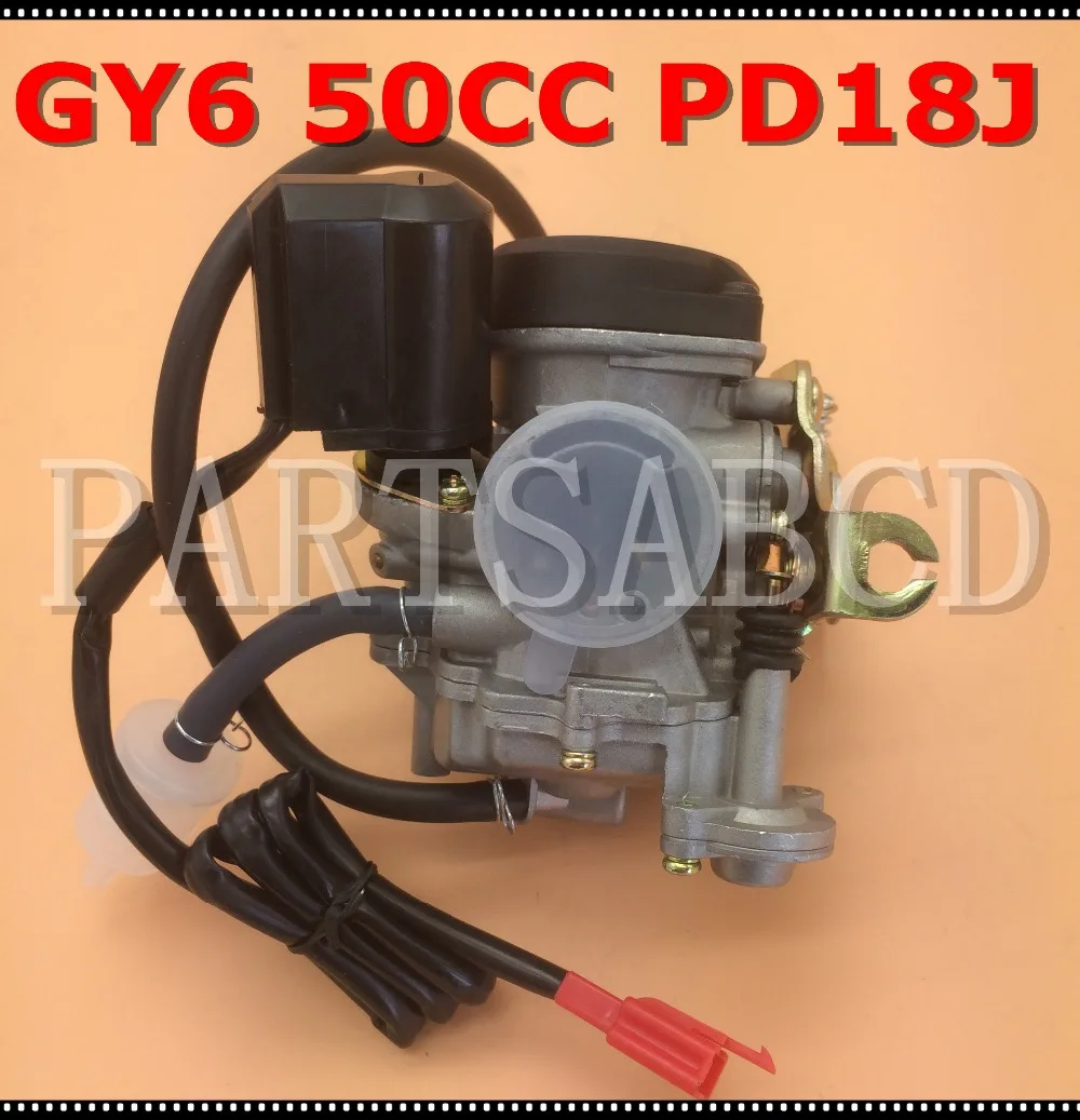 Карбюратор PD18J 18 мм для мотоцикла GY6 50cc скутера мопеда PD18 двигатель 139QMB 139QMA ABM IRBIS