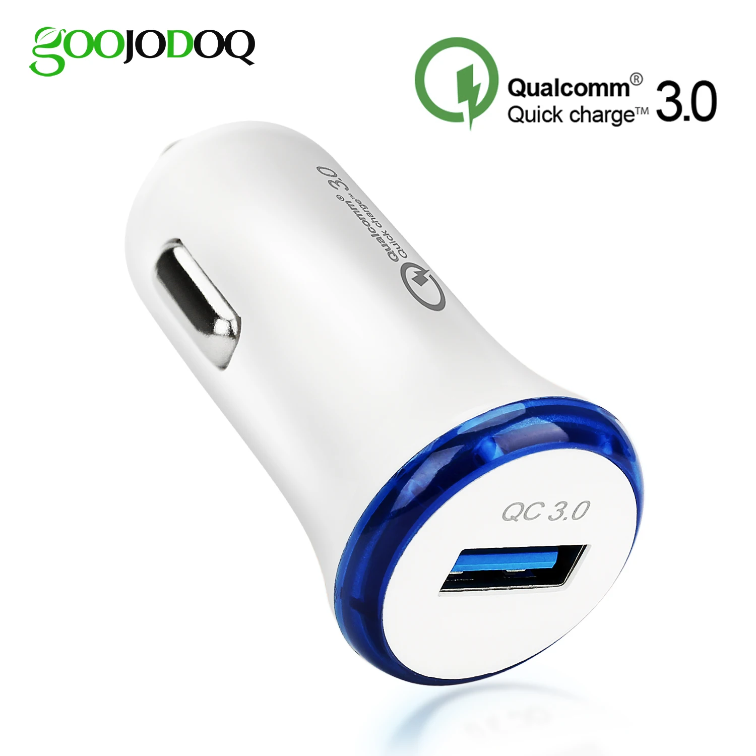 Мини QC3.0 USB Автомобильное зарядное устройство быстрый мобильный телефон адаптер