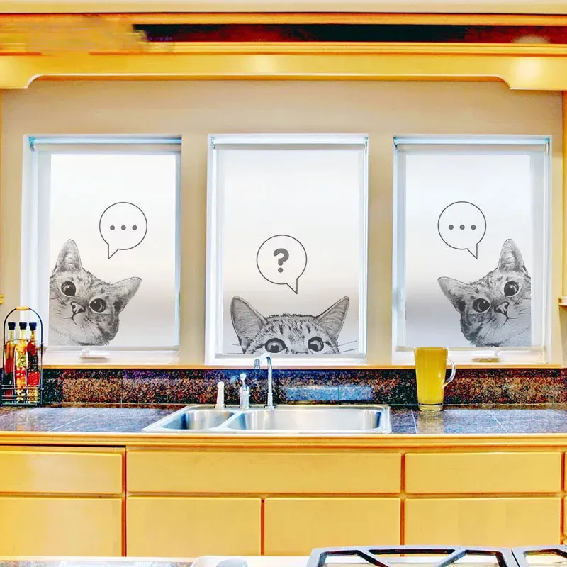 Custom size electrostatic glass Window Film Static Cling frosted door Sticker Pet store bathroom kitchen cat New Year decoration
Custom size electrostatic glass Window Film Static Cling frosted door Sticker Pet store bathroom kitchen cat New Year decoration