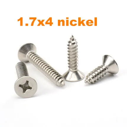 1000 шт./лот m1.7 * 4 потайная/плоская головка philips mircro нарезающий винт стальной никелированный KA
1000 шт./лот m1.7 * 4 потайная/плоская головка philips mircro нарезающий винт стальной никелированный KA