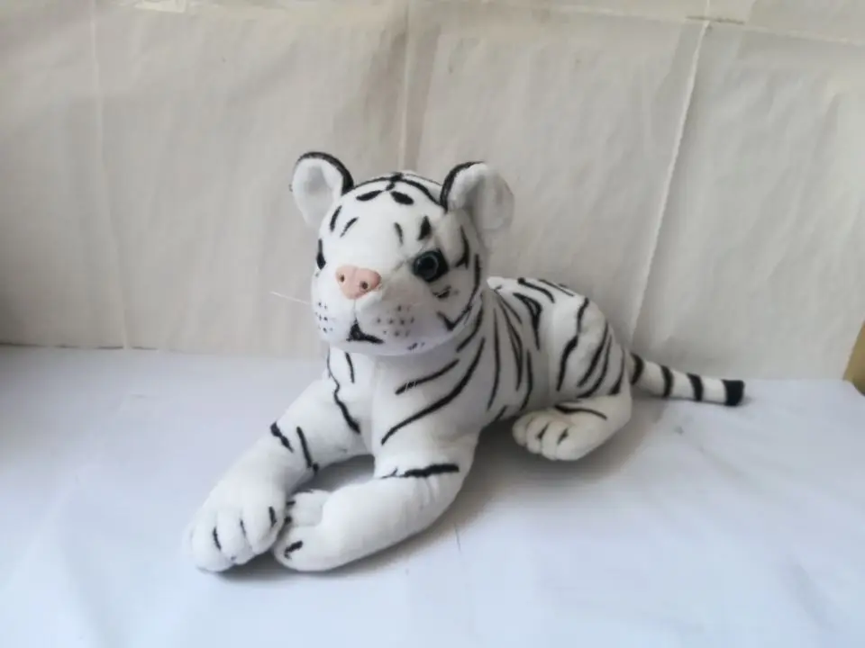 high quality toy about 30x17cm white tiger soft doll kid's toy birthday gift b2710
high quality toy about 30x17cm white tiger soft doll kid's toy birthday gift b2710