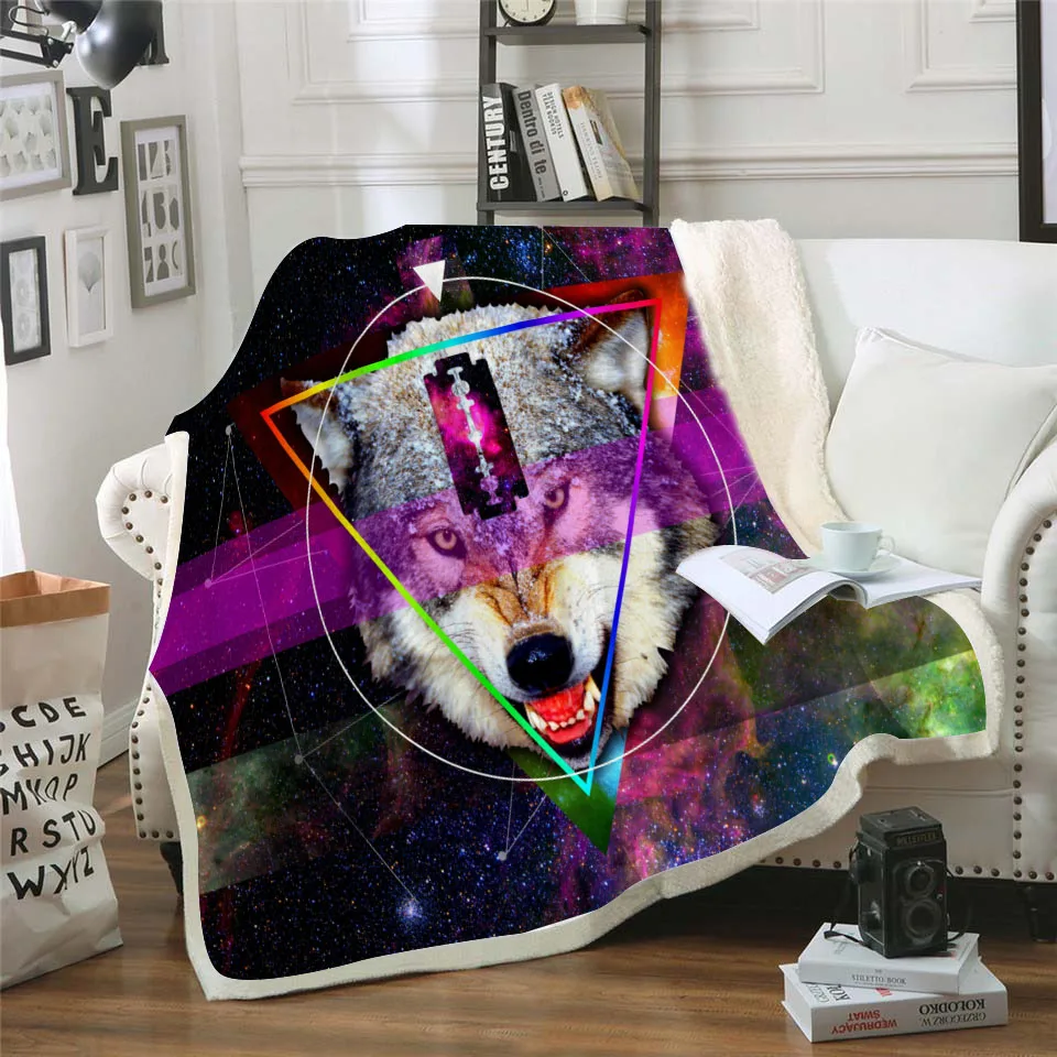 Boho Wolf Plush Blanket Watercolor Colorful Flowers Pattern Sherpa Fleece Blanket Fluffy Bedding for Teens Bedroom Dropship
Boho Wolf Plush Blanket Watercolor Colorful Flowers Pattern Sherpa Fleece Blanket Fluffy Bedding for Teens Bedroom Dropship