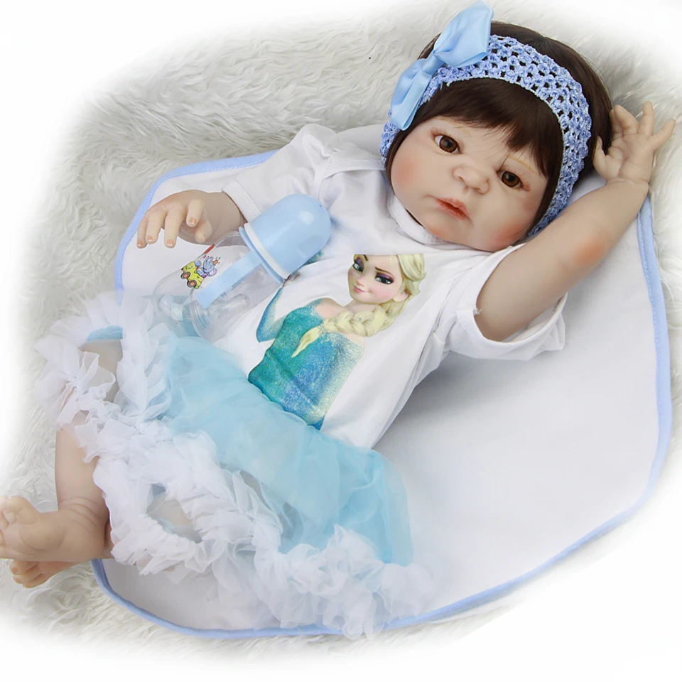 55cm Silicone Reborn Girl Baby Doll Toys White skin Princess Toddler Babies Dolls With dress Birthday Gift Limited Edition Doll
55cm Silicone Reborn Girl Baby Doll Toys White skin Princess Toddler Babies Dolls With dress Birthday Gift Limited Edition Doll