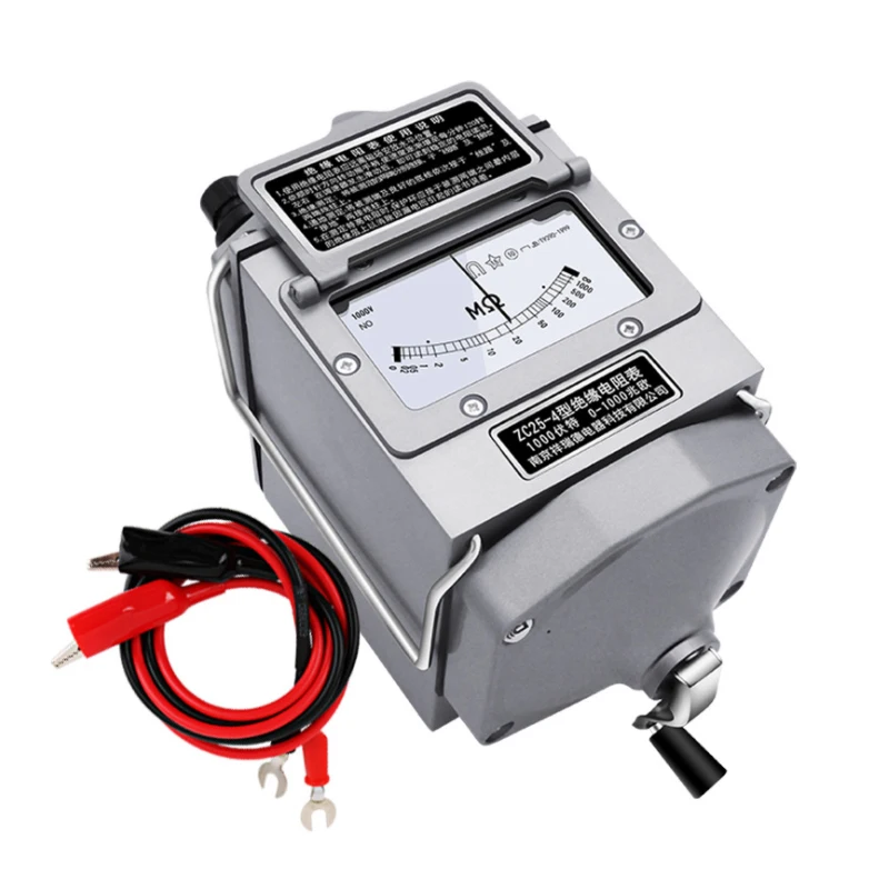 ZC25-3 500V 500MΩ ohm Insulation Megohm Tester Resistance Meter Megger Megohmmeter with plastic case High quality
ZC25-3 500V 500MΩ ohm Insulation Megohm Tester Resistance Meter Megger Megohmmeter with plastic case High quality