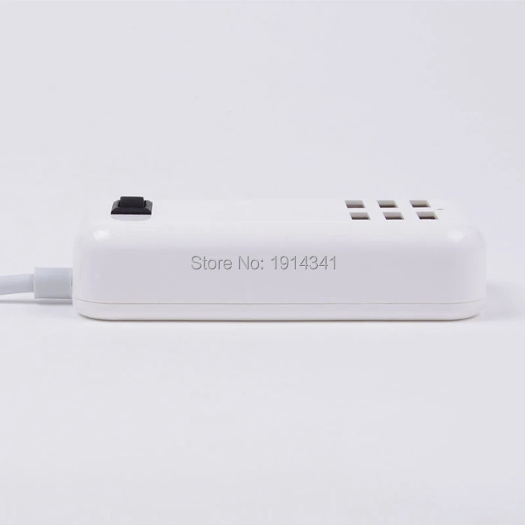 SZAICHGSI 6 портов EU US UK вилка USB Сетевое зарядное устройство для путешествий адаптер