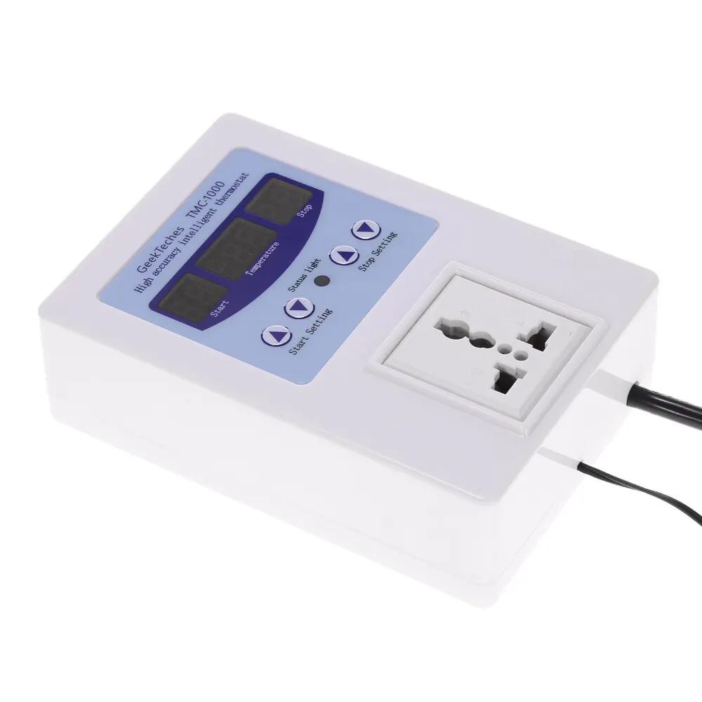 10A Digital Intelligent Temperature Controller Pre-wired thermal regulator with Sensor Thermostat Heating Cooling Control Switch
10A Digital Intelligent Temperature Controller Pre-wired thermal regulator with Sensor Thermostat Heating Cooling Control Switch