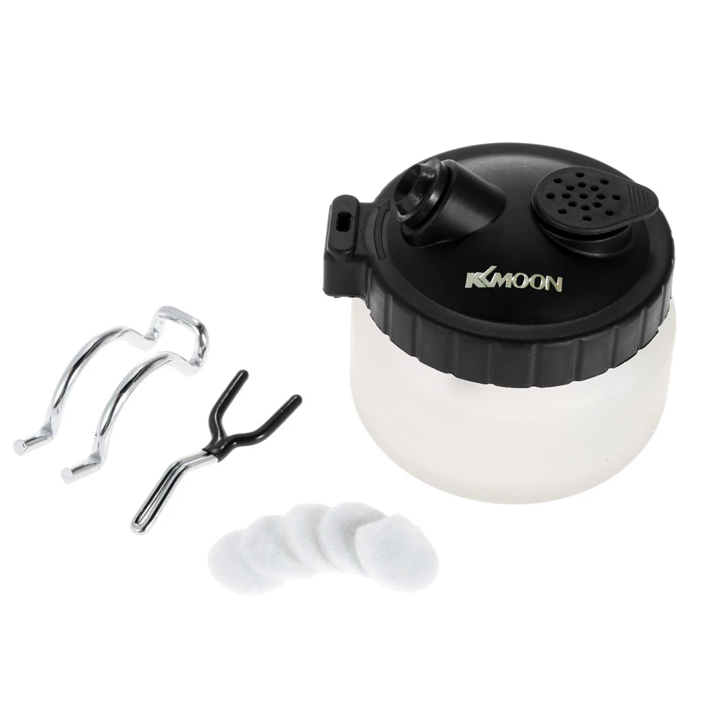 KKmoon Airbrush Cleaning Pot Glass Air Brush Holder Clean Paint Jar Bottle Spray Gun Wash Clean Tools Needle Nozzle Brush Set
KKmoon Airbrush Cleaning Pot Glass Air Brush Holder Clean Paint Jar Bottle Spray Gun Wash Clean Tools Needle Nozzle Brush Set