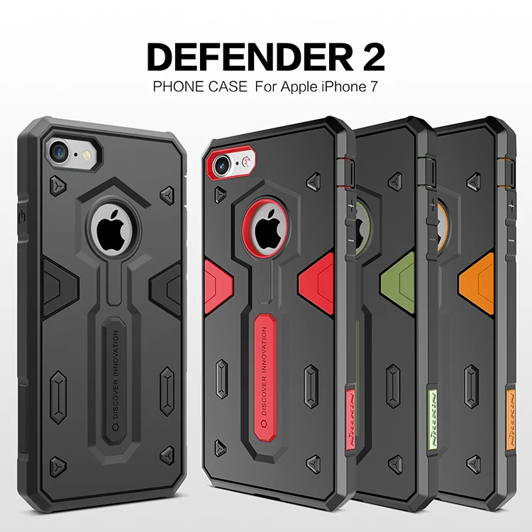 Для iPhone X XR XS MAX чехол iphone se 2020 Nillkin Defender 2 противоударный защитный тонкий для 7 8 Plus