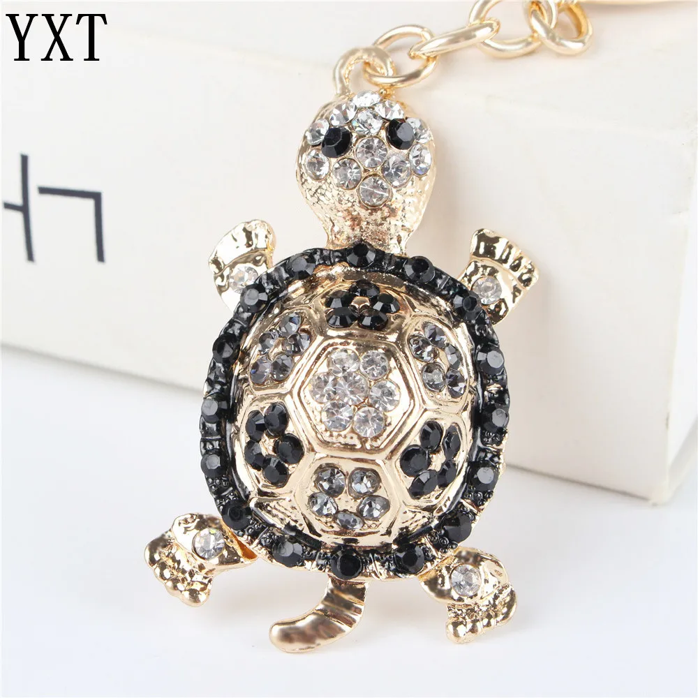Black Tortoise Turtle Pendant Charm Rhinestone Crystal Purse Bag Keyring Key Chain Accessories Wedding Party Lover Girl New Gift
Black Tortoise Turtle Pendant Charm Rhinestone Crystal Purse Bag Keyring Key Chain Accessories Wedding Party Lover Girl New Gift