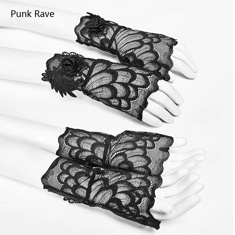 One Pair Punk Rave Fashion Novelty Lace Mesh Floral Gothic Lace Women Glove Victorian WS285
One Pair Punk Rave Fashion Novelty Lace Mesh Floral Gothic Lace Women Glove Victorian WS285