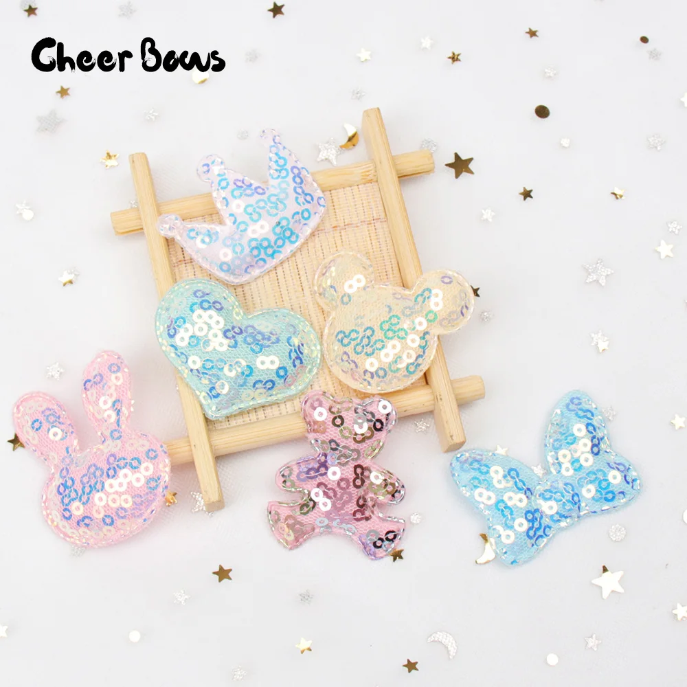 10pcs/bag Candy Bear Star Appliques Sequin Patches for Hairpin Making Materials DIY Scrapbooking Boutique Accessories
10pcs/bag Candy Bear Star Appliques Sequin Patches for Hairpin Making Materials DIY Scrapbooking Boutique Accessories