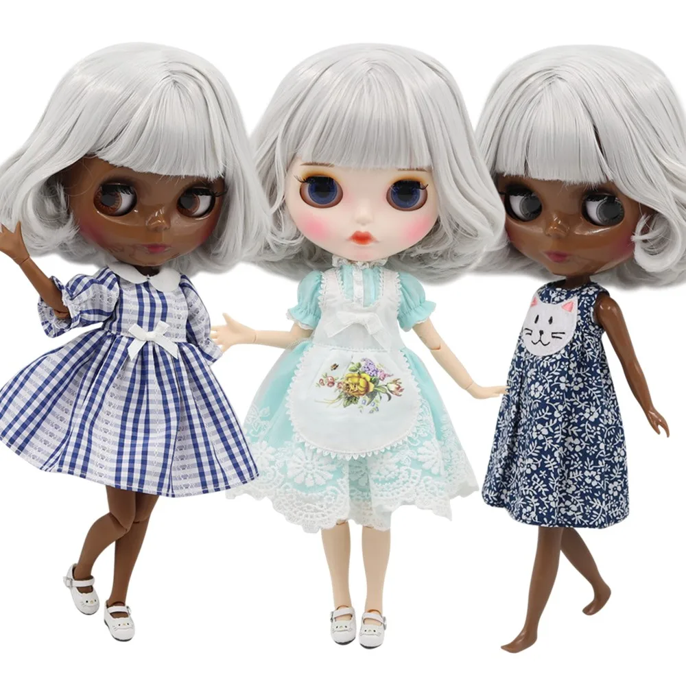Ледяной DBS Blyth 1/6 bjd куклы 30 см по индивидуальному заказу матовая лицевая сторона с