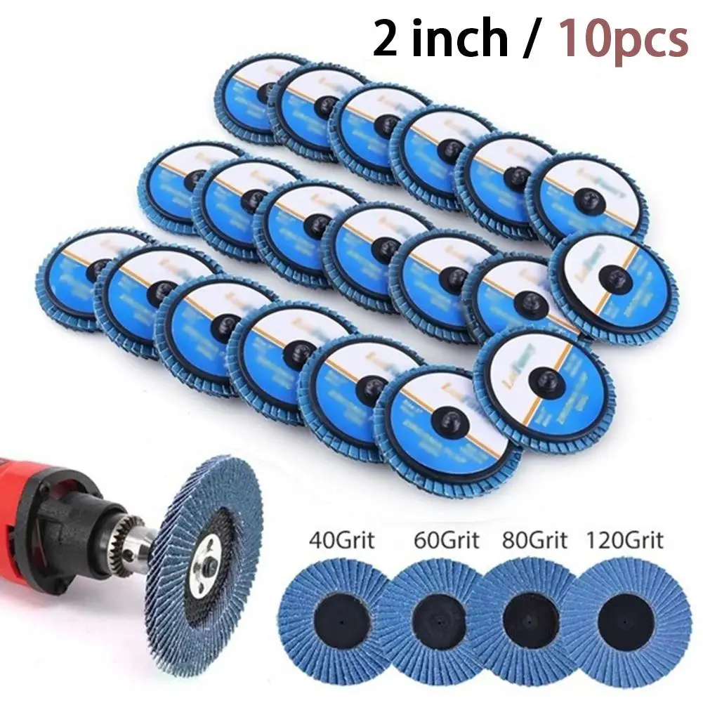 10 PCS 2/3 Inch 40/60/80/120 Grit Roll Lock Flap Disc Grinding Sanding Wheel Polishing High Density Zirconia Alumina
10 PCS 2/3 Inch 40/60/80/120 Grit Roll Lock Flap Disc Grinding Sanding Wheel Polishing High Density Zirconia Alumina