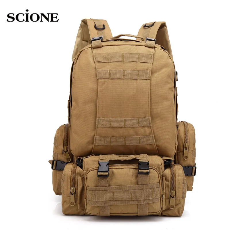 50L Outdoor Backpack Molle Military Tactical Backpacks Rucksack Sports Bag Camping Hiking For Travel Army Mochlia Bags XA591WA
50L Outdoor Backpack Molle Military Tactical Backpacks Rucksack Sports Bag Camping Hiking For Travel Army Mochlia Bags XA591WA