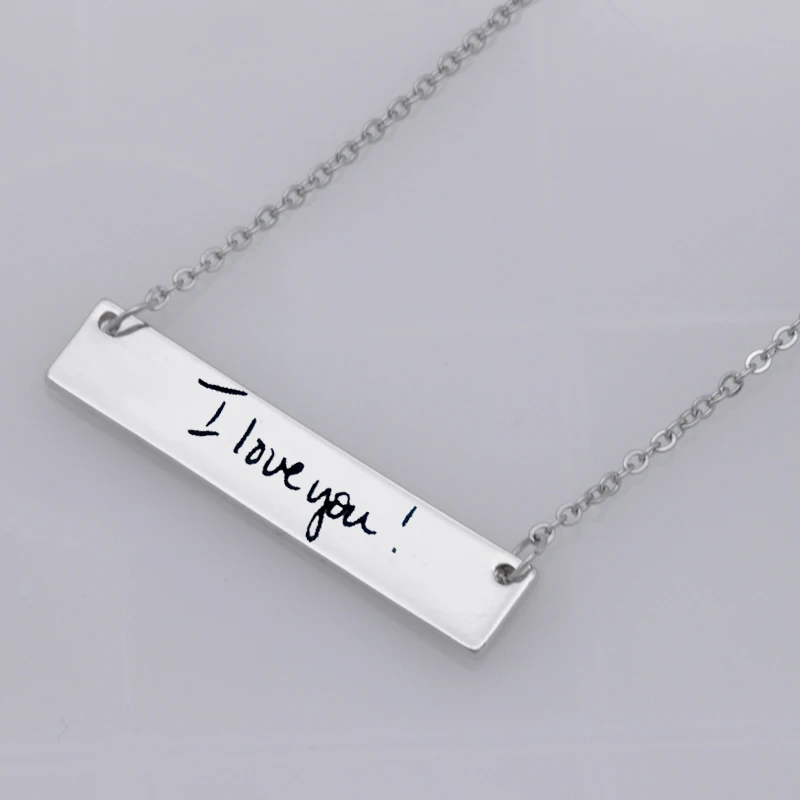 Lovers gift I love you stainless steel jewelry Customed words or name necklace N439
Lovers gift I love you stainless steel jewelry Customed words or name necklace N439