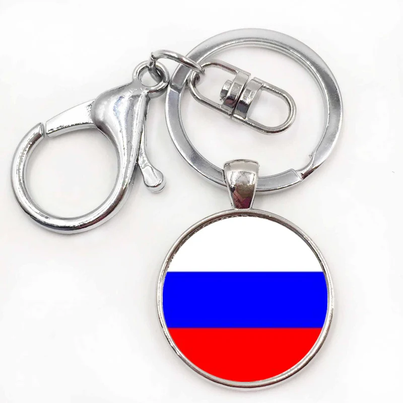 Винтажный брелок с германским флагом искусство Хрустальный мужской для ключей
