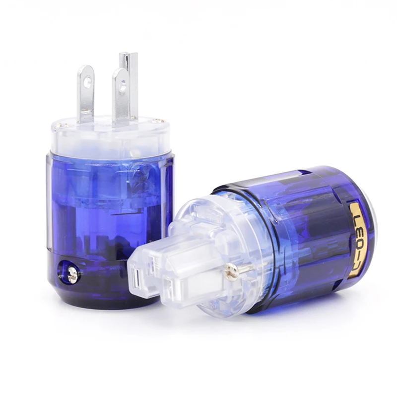 Factory supply one pair Pure copper US version Power Plug for Audio Adapter Clear Blue
Factory supply one pair Pure copper US version Power Plug for Audio Adapter Clear Blue