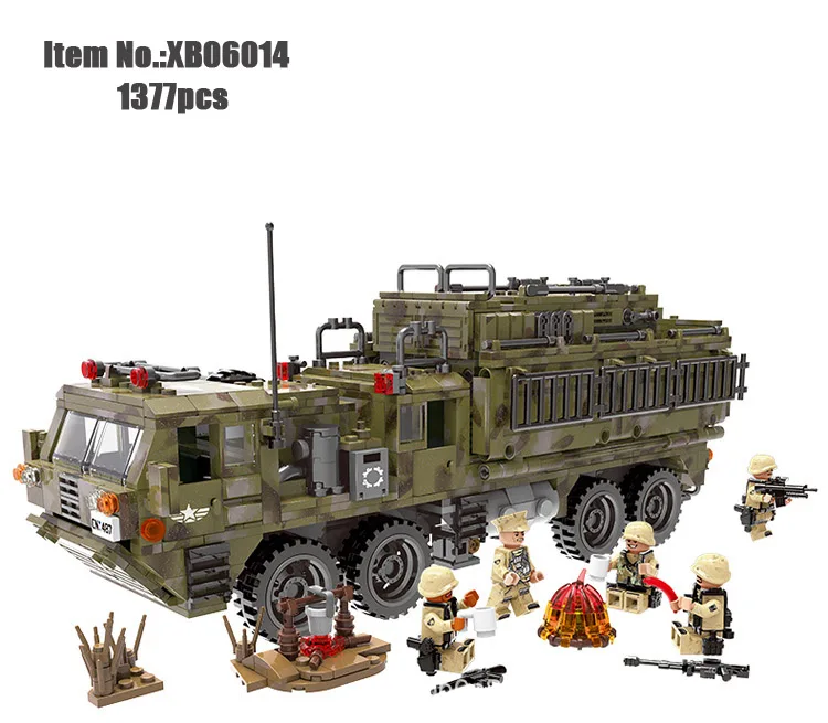 Xingbao WW2 Military Series Heavy Truck model building blocks figure bricks Compatible With toys children gift
Xingbao WW2 Military Series Heavy Truck model building blocks figure bricks Compatible With toys children gift