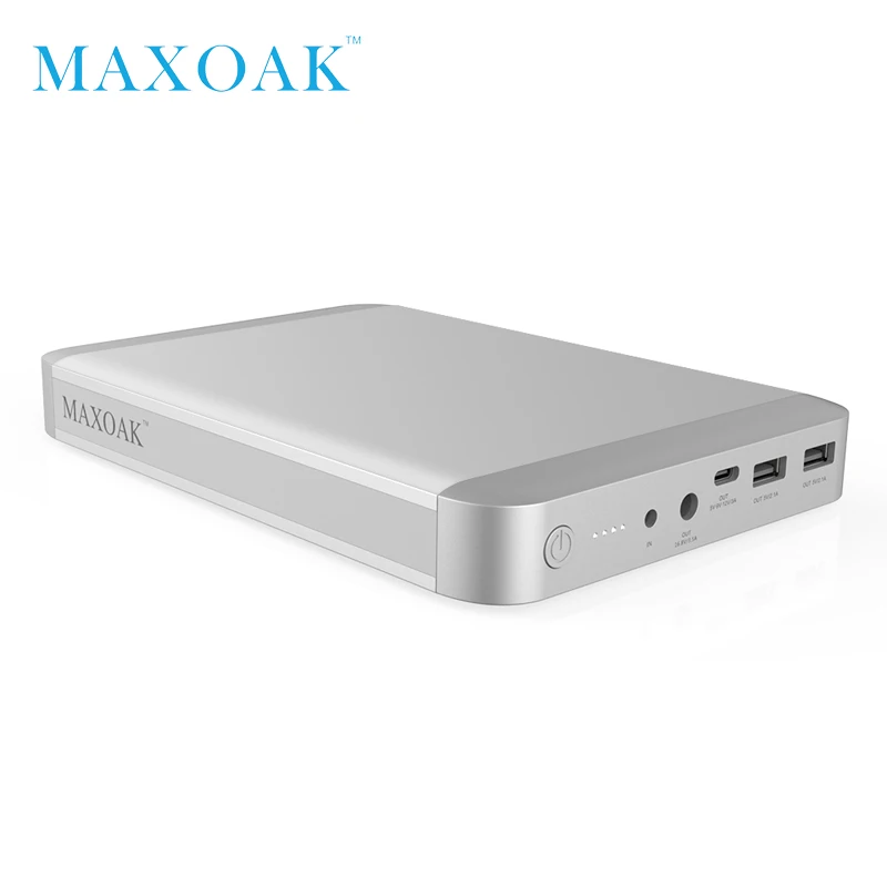 MAXOAK 36000mAh laptop Power Bank USB-C Type-C (5/9/12V)3A port best external batter charger for Macbook Ipad and smartphone
MAXOAK 36000mAh laptop Power Bank USB-C Type-C (5/9/12V)3A port best external batter charger for Macbook Ipad and smartphone