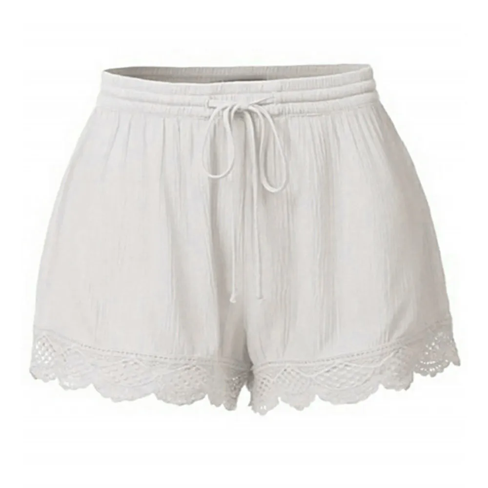 Fashion Women Lace Plus Size Rope Tie Shorts Casual Summer Short Trousers Loose Lace Up Shorts
Fashion Women Lace Plus Size Rope Tie Shorts Casual Summer Short Trousers Loose Lace Up Shorts