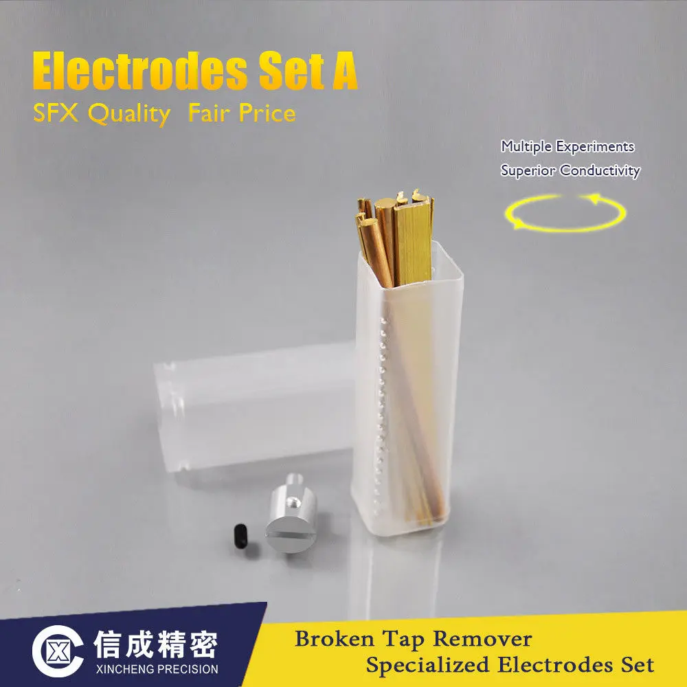 2 Sets M1-M6 Brass Electrodes Set A for EDM-8C Broken Tap Remover Electrodes Set NEW
2 Sets M1-M6 Brass Electrodes Set A for EDM-8C Broken Tap Remover Electrodes Set NEW