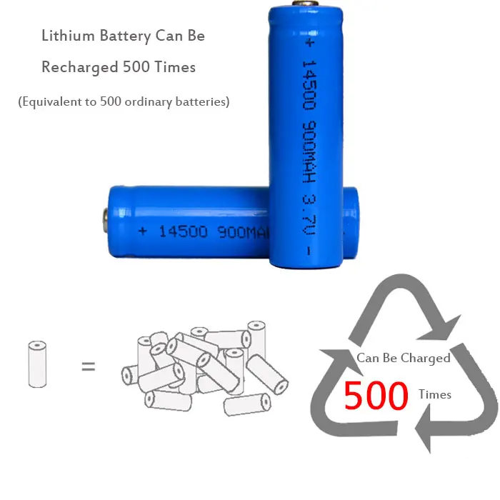 Factory Sale 100Pcs/lot 14500 3.7v Rechargeable Lithium Batteries14500 900mah Li-ion Battery
Factory Sale 100Pcs/lot 14500 3.7v Rechargeable Lithium Batteries14500 900mah Li-ion Battery