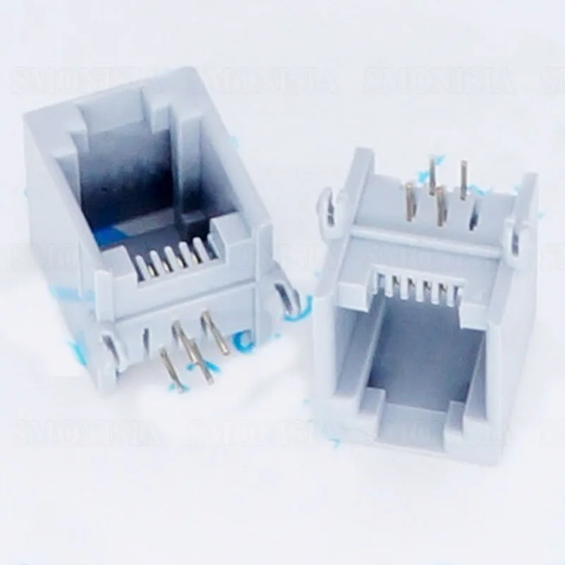 50pcs - 5000pcs RJ11 Socket Grey Elbow Pin 90 Degree 5521-6P4C Phone Crystal Head
50pcs - 5000pcs RJ11 Socket Grey Elbow Pin 90 Degree 5521-6P4C Phone Crystal Head