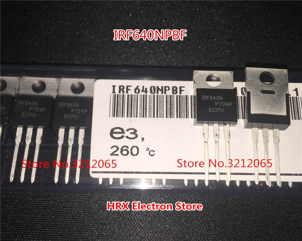 

New Original Import IRF640NPBF IRF640N MOS FET 200V 18A TO-220 10PCS/20PCS/50PCS