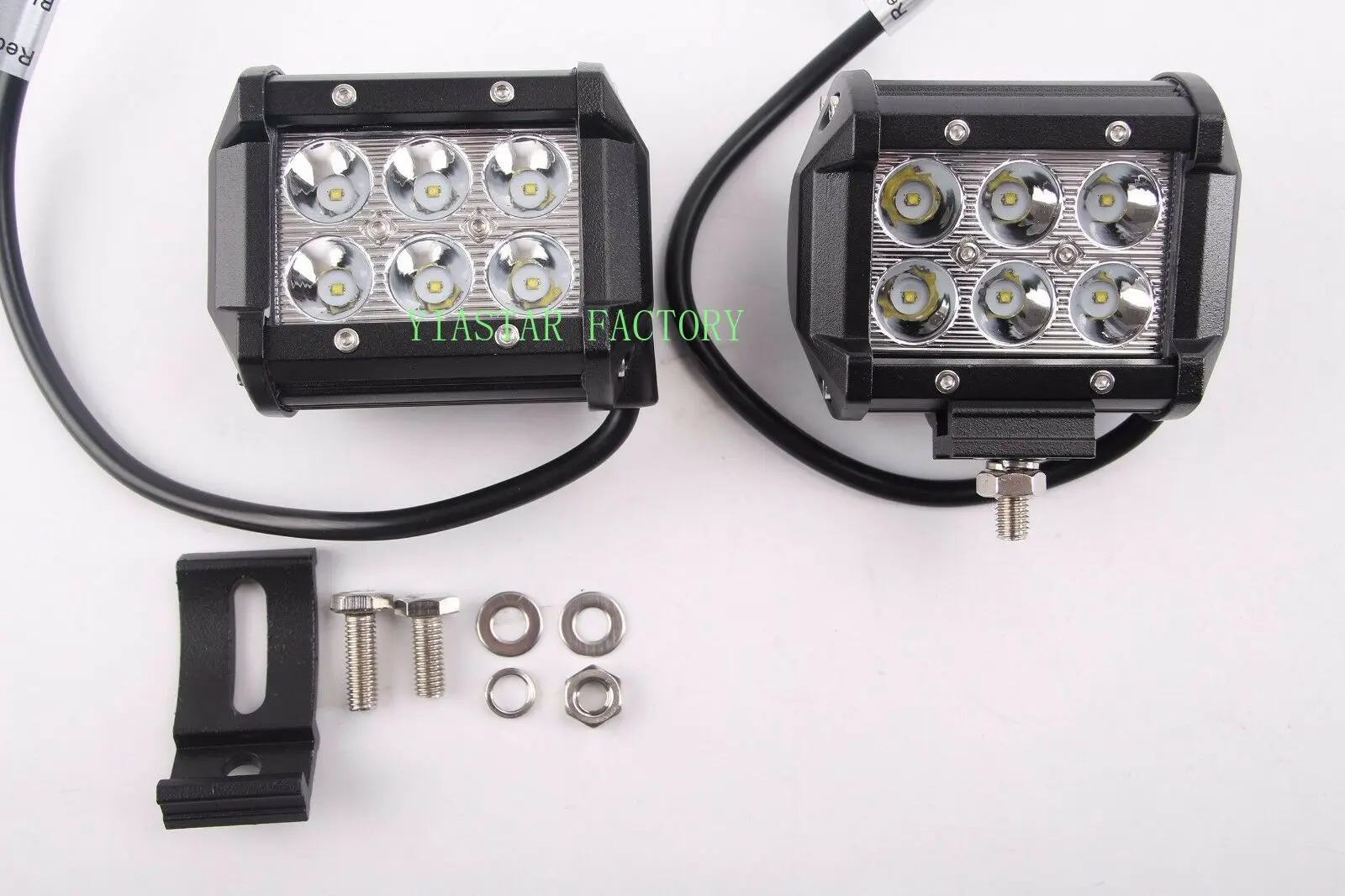 Yiastar 2pcs 4 Inch 18W LED Work Light Bar for Indicators Motorcycle Driving Offroad Boat Car Tractor Truck 4x4 SUV ATV 12V
Yiastar 2pcs 4 Inch 18W LED Work Light Bar for Indicators Motorcycle Driving Offroad Boat Car Tractor Truck 4x4 SUV ATV 12V
