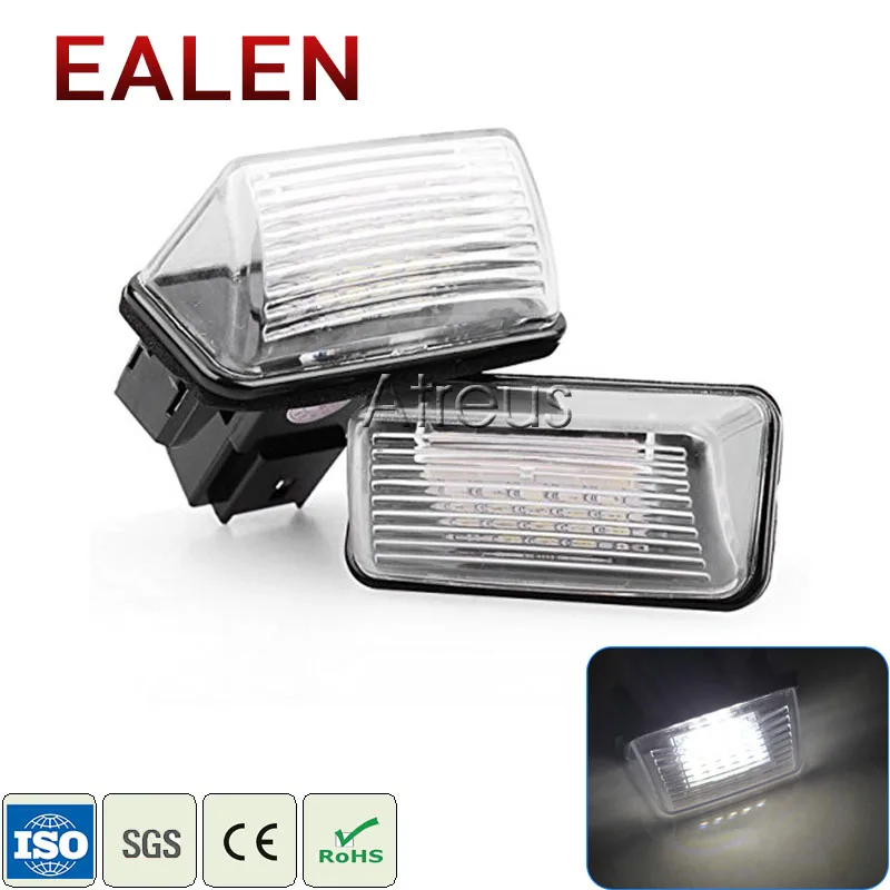 EALEN 1Pair Car LED License Plate Lights For Peugeot 307 206 207 306 308 white SMD 12V LED Lamp accessories Bulb kit
EALEN 1Pair Car LED License Plate Lights For Peugeot 307 206 207 306 308 white SMD 12V LED Lamp accessories Bulb kit