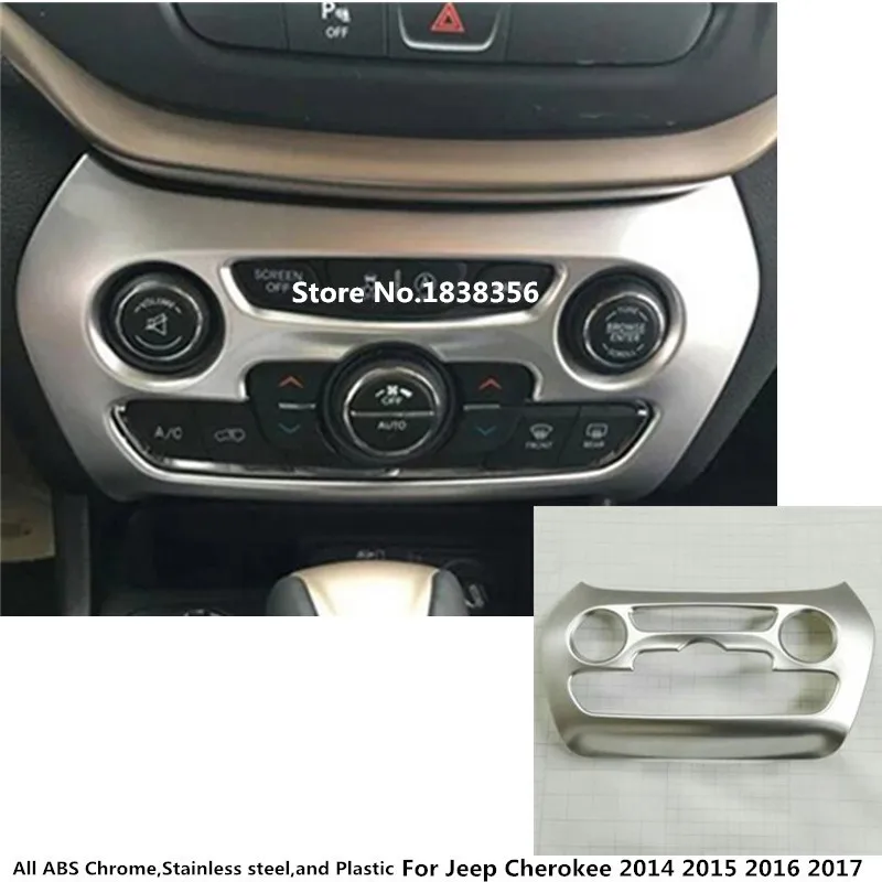For Jeep Cherokee 2014 2015 2016 2017 Car Middle Console Temperature Air-Condition Panel Volume Navigation Switch Trim Frame
For Jeep Cherokee 2014 2015 2016 2017 Car Middle Console Temperature Air-Condition Panel Volume Navigation Switch Trim Frame