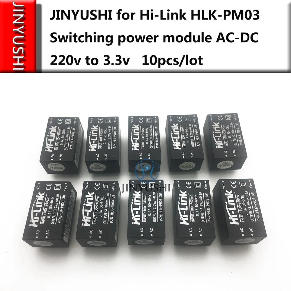 10 шт./лот JINYUSHI для Hi-link AC-DC PM03 HLK-PM03 220 В до 3,3 В понижающий модуль питания 100% новый и оригинальный
10 шт./лот JINYUSHI для Hi-link AC-DC PM03 HLK-PM03 220 В до 3,3 В понижающий модуль питания 100% новый и оригинальный