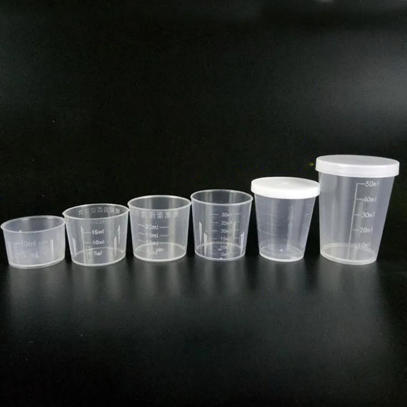 200pcs 50ML Graduated Beaker Clear Plastic Measuring Cup With Cap For Kitchen Office School Laboratory Supplies
200pcs 50ML Graduated Beaker Clear Plastic Measuring Cup With Cap For Kitchen Office School Laboratory Supplies