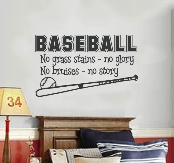 YOYOYU Wall Sticke Sports Baseball Wall Decor Removeable Poster PVC Boys Playroom Sticker Lettering Mural J096
YOYOYU Wall Sticke Sports Baseball Wall Decor Removeable Poster PVC Boys Playroom Sticker Lettering Mural J096