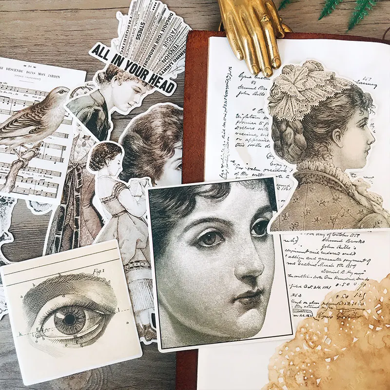 9Pcs Vintage Lady Big Size Paper Sticker Decorative Washi Stickers Scrapbooking Stick Diary Stationery Album Stickers
9Pcs Vintage Lady Big Size Paper Sticker Decorative Washi Stickers Scrapbooking Stick Diary Stationery Album Stickers