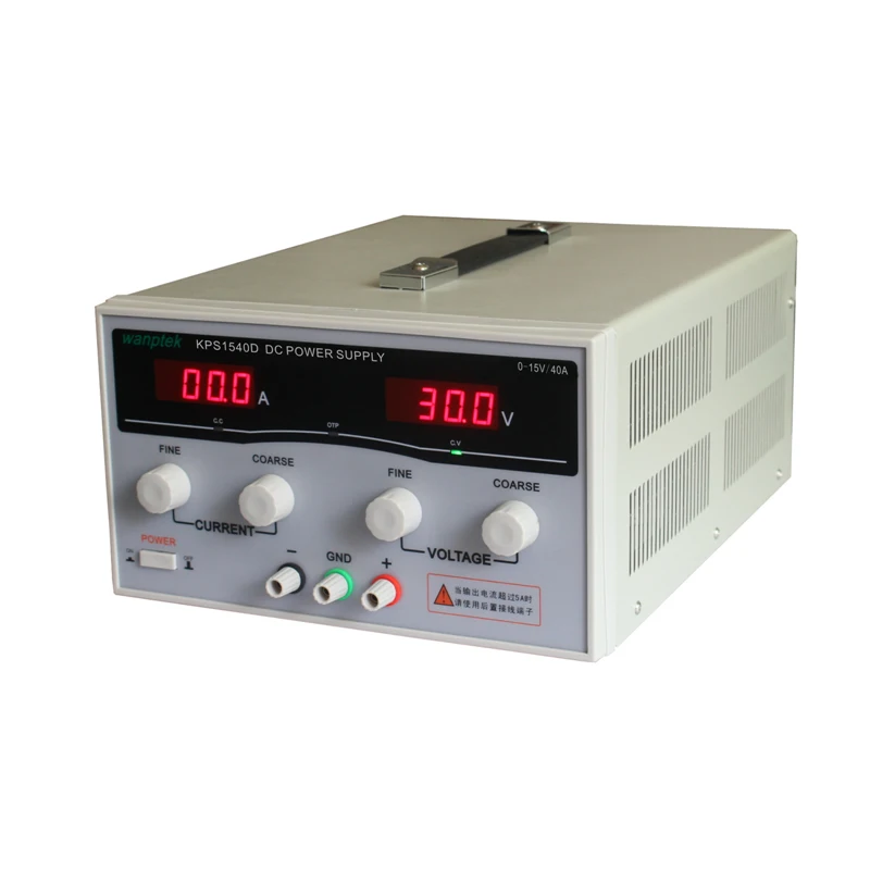 KPS1540D High precision Adjustable LED Dual Display Switching DC power supply 220V EU 15V/40A, Free shipping
KPS1540D High precision Adjustable LED Dual Display Switching DC power supply 220V EU 15V/40A, Free shipping