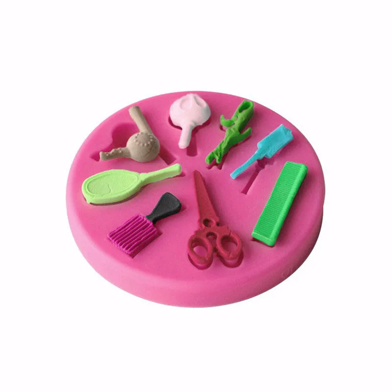 ANGRLY Bake Tool Silicone Mold Barber Tools Cake Silicone Fondant Mold for Cake Decorating Tool Cake Decorating Tools Christmas 
ANGRLY Bake Tool Silicone Mold Barber Tools Cake Silicone Fondant Mold for Cake Decorating Tool Cake Decorating Tools Christmas