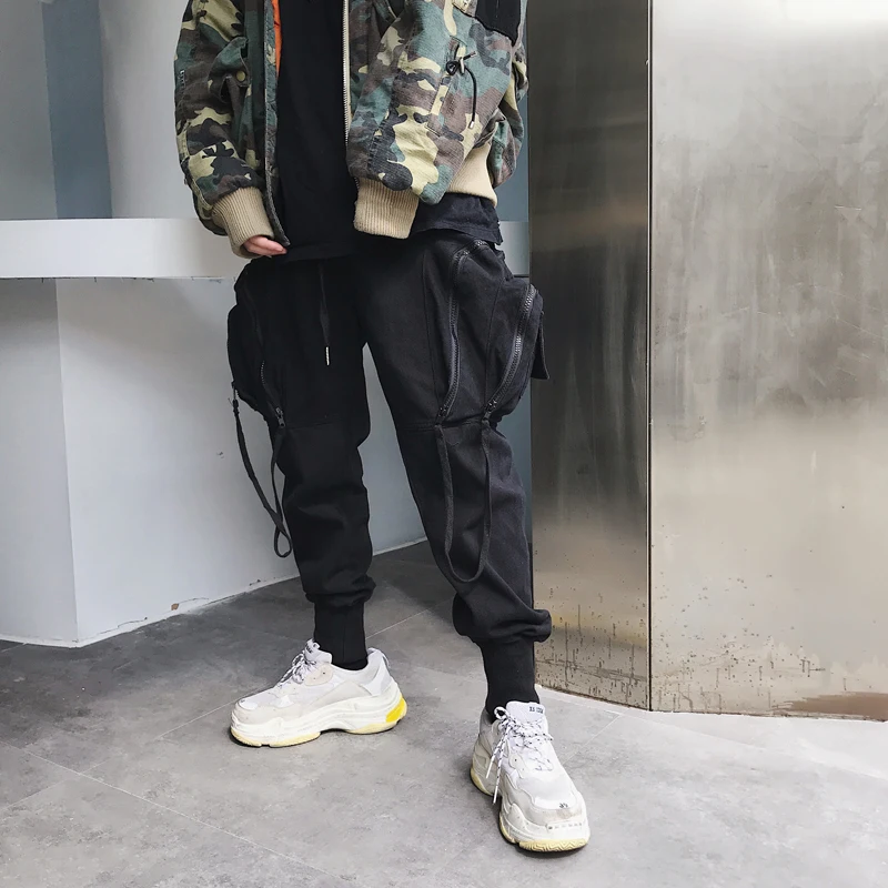 Men Black Pocket Harem Pants Hip Hop Street Cargo Trousers Classic Casual Ankle-Length HOT
Men Black Pocket Harem Pants Hip Hop Street Cargo Trousers Classic Casual Ankle-Length HOT