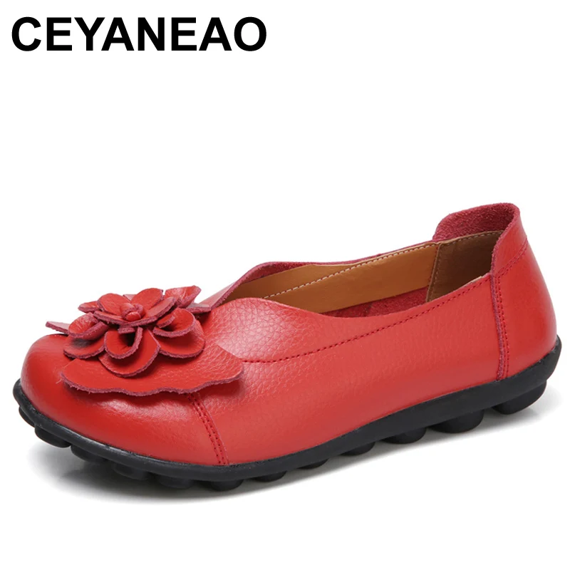 CEYANEAO 2018 ew Women Fashion Casual Flats Handmade Folk Style Genuine Leather Soft Lady Bottom Shoes For Mother LoafersE1017
CEYANEAO 2018 ew Women Fashion Casual Flats Handmade Folk Style Genuine Leather Soft Lady Bottom Shoes For Mother LoafersE1017