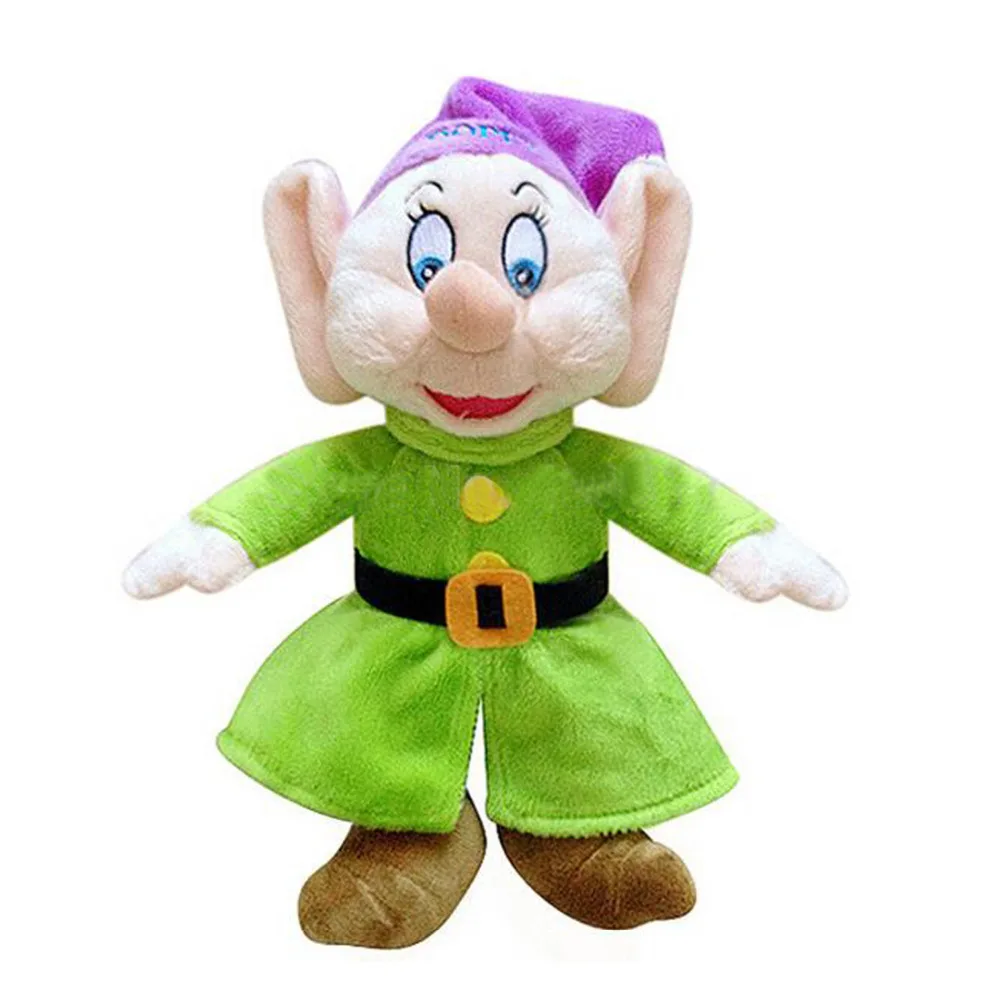 Белоснежка и семь гномов dopey плюшевые игрушки 28 см принцесса кукла детские куклы